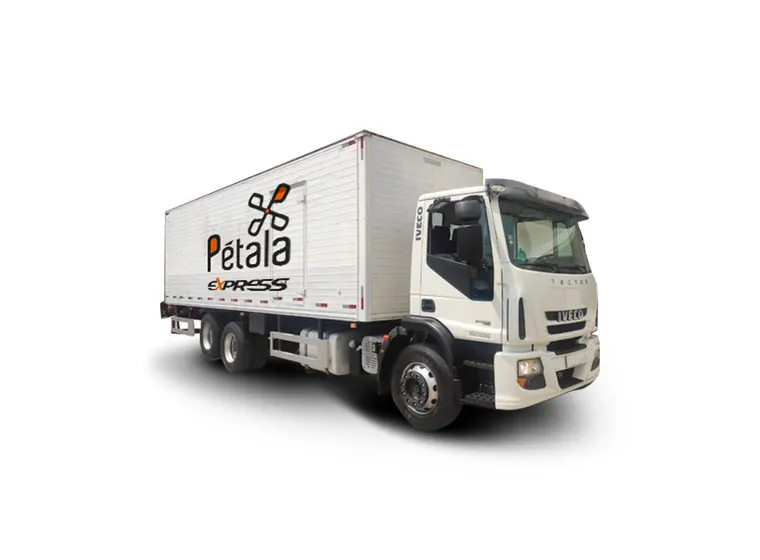 Iveco Tector Trucado da frota P&eacute;tala Express para carga B2B